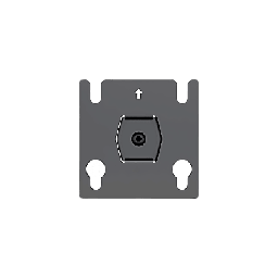 [SDJH633] Accesorio - Placa Adaptadora para Panel LED 20 x 20.5 mm | Dimensiones 64 x 64 x 2 mm | Diámetro de Orificio Ø10.3 mm | Separación de Orificios 40 mm. | SDJH633