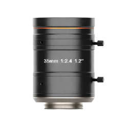 [MVL-KF3524M-25MP] Lente FA para Machine Vision / 25 Megapíxeles / Distancia Focal 35 mm F2.4 / Montura C / Imagen Ø19.3 mm (1.2") / Distorsión 0.02% / Amplio Rango de Distancia de Trabajo / Compatible con Visible e Infrarrojo Cercano | MVL-KF3524M-25MP