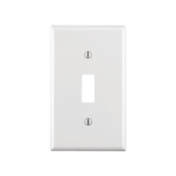 [HUB-P1W] Placa para Interruptor de Palanca / Color Blanco. | HUB-P1W