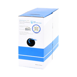 [PRO-CAT-6-LITE] Bobina de Cable de 305 Metros (1000 Pies) Cat6, CM, 24 AWG, Alto Rendimiento, ETL, UL, Color Azul, Super Flexible, para Aplicaciones de Videovigilancia, Video HD, y Redes de Datos. Uso Interior | PRO-CAT-6-LITE