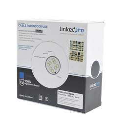 [PRO-CAT-5E/100M] Cable Cat5e de Alto Rendimiento, con Certificaciones ETL, UL, Color Gris, de 100 Metros (328 Pies) para Aplicaciones en CCTV, Redes de Datos. Uso Interior. | PRO-CAT-5E/100M