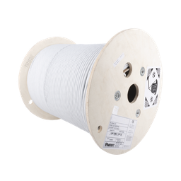 [PFL6X04WH-CEG] Bobina de Cable Blindado F/UTP de 4 Pares, Cat6A, Soporte de Aplicaciones 10GBase-T, LSZH (Libre de Gases Tóxicos), Color Blanco, 305 Metros (1000 Pies) | PFL6X04WH-CEG