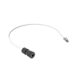 [FC-ICCP0.5MWH] Cable de Conexión en Campo Jack a Plug RJ45, Categoría 6A, CMP (Plenum), 0.5 Metros (1.64 Pies), Color Blanco | FC-ICCP0.5MWH