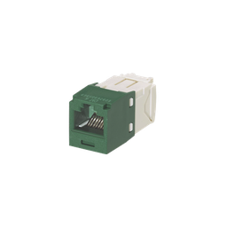 [CJ688TGGR] Conector Jack RJ45 Estilo TG, Mini-Com, Categoría 6, de 8 Posiciones y 8 Cables, Color Verde | CJ688TGGR