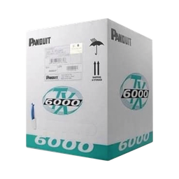 [PUC6004WH-FE] Bobina de Cable UTP 305 Metros (1000 Pies) de Cobre, TX6000? PanNet, Reelex, Blanco, Categoría 6 Mejorado (23 AWG), PVC (CM), de 4 Pares | PUC6004WH-FE