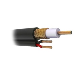 [RG-59-V/1000] Bobina de 305 Metros (1000 Pies) de Cable Coaxial RG59 Siamés, Malla de Cobre, Hecho en México, Optimizado para HD. Aplicación para Intemperie. (Forro Grabado con la Marca SYSCOM) | RG-59-V/1000