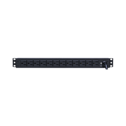 [PDU15B12R] PDU Básico Para Distribución de Energía, Con 12 Tomas NEMA 5-15R Traseras, 1UR, 15 Amp, 120 Vca | PDU15B12R