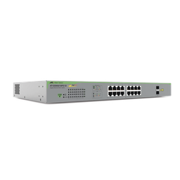 [AT-GS950/18PS-V2-10] Switch PoE+ Gigabit WebSmart de 16 puertos 10/100/1000 Mbps (2 x Combo) + 2 puertos gigabit SFP (Combo), 185 W | AT-GS950/18PS-V2-10