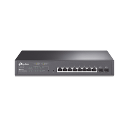 [TL-SG2210MP] Switch PoE JetStream SDN Administrable 8 puertos 10/100/1000 Mbps + 2 puertos SFP, 8 puertos PoE, 150W, administración centralizada OMADA SDN | TL-SG2210MP