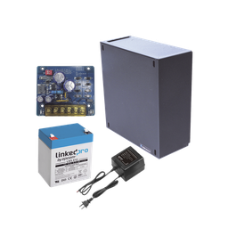 [KIT16B2LK5] Kit con fuente PLB2 con salida de 12 Vcc a 1.5 Amper, incluye transformador y batería de 12 V a 5.5 Amper | KIT16B2LK5