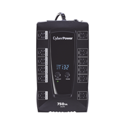 [AVRG750LCD] UPS de 750 VA/450 W, Topología Línea Interactiva, Entrada 120 Vca NEMA 5-15P, Tipo Gabinete Compacto, Con 12 Tomas NEMA 5-15R | AVRG750LCD