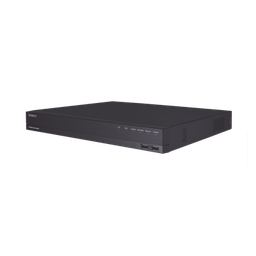 [ARN-1610S] NVR 16 canales grabacion hasta 8MP / H.265 / P2P Wisenet / 16 puertos PoE Plug and Play / 80 Mbps para grabacion. | ARN-1610S