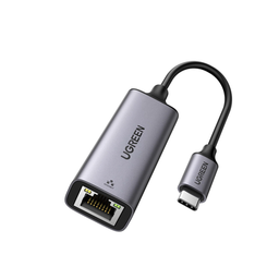 [50737] Adaptador de Red USB-C 3.1 (5 Gbps) a RJ45 | Thunderbolt 3 | Admite 10/100/1000 Mbps |  Chip Inteligente | Amplia Compatibilidad | Caja de Aluminio | Longitud del cable 10 cm. | 50737