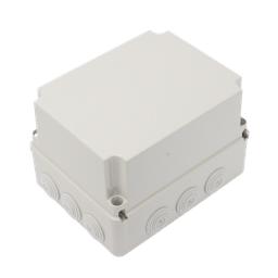 [PST-1924-1ER] Caja Derivación-Conexión de Plástico (190 X 240 X 165 mm) con 12 Glándulas de Goma. Para Instalaciones Comerciales, Residenciales e Industriales. Incluye Tornillería para su Tapa. Funciona También como Registro. | PST-1924-1ER