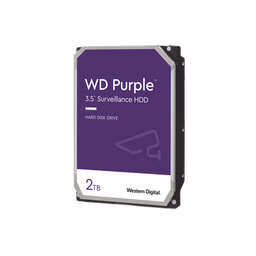 [WD23PURZ] Disco Duro PURPLE de 2TB / 3 AÑOS DE GARANTÍA / Para Videovigilancia | WD23PURZ