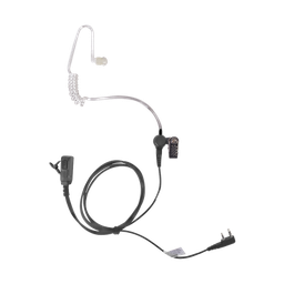 [TX-EHKAV2] Micrófono - audífono de tubo acústico de grado médico transparente con conector de dos pines para KENWOOD y TXPRO | TX-EHKAV2