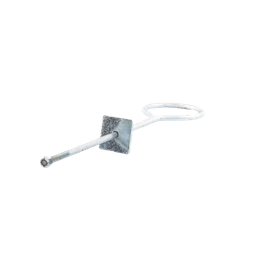 [SAP-01] Ancla de Losa o Pared de 63-65 cm. de 13 cm diámetro de argolla. Galvanizado Electrolítico. | SAP-01