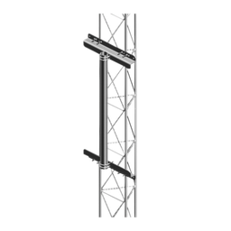 [SFM-1MG] Mástil Robusto de 1 metro para Instalación en torre de tramo STZ30G, STZ35G y STZ45G (Galvanizado por Inmersión en Caliente). | SFM-1MG