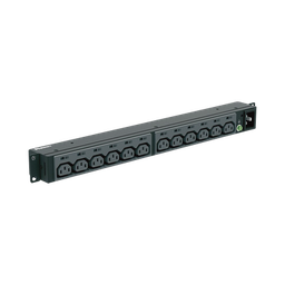 [P12B46M] PDU Básico para Distribución de Energía, Enchufe de Entrada NEMA L6-20P, Con 13 Contactos C13, Instalación Horizontal de 19in, 1UR, 20 Amp, 220 Vca | P12B46M