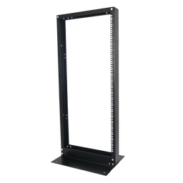 [EIRL-5524] Rack de 2 Postes, Estándar 19", 24 Unidades, Fabricado en Acero, Base "L" para Anclar a Piso. | EIRL-5524