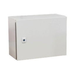 [PST-5030-30A] Gabinete de Acero IP66 Uso en Intemperie (500 x 300 x 300 mm) con Placa Trasera Interior Metálica y Compuerta Inferior Atornillable (Incluye Chapa y Llave T). Ideal para Centros de Carga y Tableros de Control | PST-5030-30A