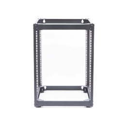 [LP-RPP-1914] Rack Abierto de 4 Postes Instalación Pared o Piso de 14 Unidades, Ideal para Equipo de Audio! | LP-RPP-1914