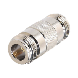 [RFN-1013-1] Adaptador Barril en Linea para 50 Ohm, de Conector N Hembra a N Hembra, Plata/ Oro/ Teflón. | RFN-1013-1