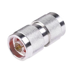 [RFN-1014-1] Adaptador Barril en Línea de Conector N Macho a N Macho, Plata/ Oro/ Teflón. | RFN-1014-1