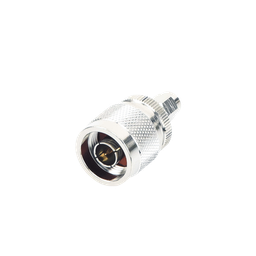 [RP-3453] Adaptador en Línea, de Conector SMA Macho Inverso a N Macho, Níquel/ Oro/ Teflón. | RP-3453