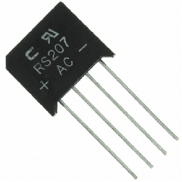 [RS-204AC] Puente Rectificador de 2 Ampers | RS-204AC