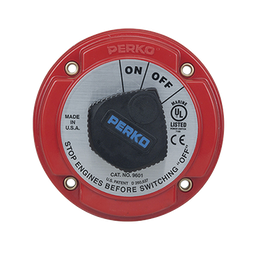 [9601DP] Switch Selector de Batería On / Off de Servicio Mediano, para Sistemas Eléctricos Marinos | 9601DP
