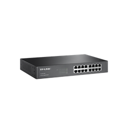 [TL-SG1016D] Switch Gigabit no administrable de 16 puertos 10/100/1000 Mbps para escritorio/rack | TL-SG1016D