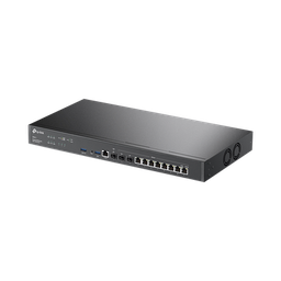 [ER8411] Router Omada VPN /  SDN Multi-WAN 10G / 1 Puerto WAN SFP+ 10G / 1 Puerto WAN/LAN SFP+ 10G / 1 Puerto WAN/LAN SFP 1G / 8 puertos LAN/WAN 1G / 2 Puertos USB / 2.3 Millones Sesiones Concurrentes / Administración Centralizada OMADA SDN. | ER8411