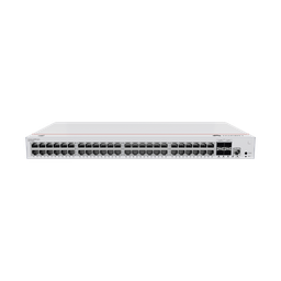 [S310-48P4S] Switch de Distribución/Core Gigabit Administrable PoE Capa 3 / 48 puertos 10/100/1000 Mbps (PoE) / 4 Puertos 1GE SFP Uplink / ERPS / Rutas Estáticas / iStack / PoE Perpetuo / 380W / Administración Nube Gratis | S310-48P4S