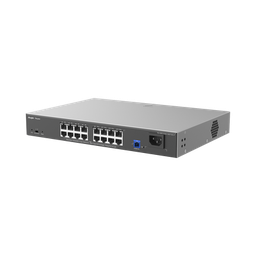 [RG-NBF2100S-16GT1SC-P] e-Lighten ONU / Switch PoE+ Hibrido, Capa 2 con un Puerto PON 1G SC/UPC y 16 Puertos Ethernet PoE+ 1G hasta 240 Watts y 100 Clientes | RG-NBF2100S-16GT1SC-P