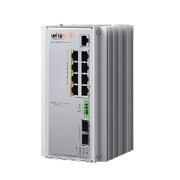 [WI-PCMS310GF-ALIEN-I] Switch Industrial Administrable Gigabit con 2 Puertos PoE bt + 6 Puertos PoE af/at o 24 V Pasivo + 2 SFP Gigabit, 240 W | WI-PCMS310GF-ALIEN-I