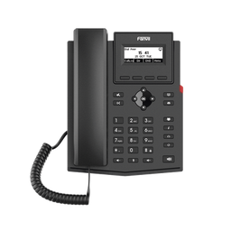 [X301P] Teléfono IP empresarial para 2 lineas SIP con pantalla LCD, Códec Opus, conferencia de 3 vías, PoE. | X301P