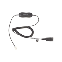 [GN-1200-C] Jabra GN1200 cable enroscado con conexión QD y RJ-9 (88011-99) | GN-1200-C