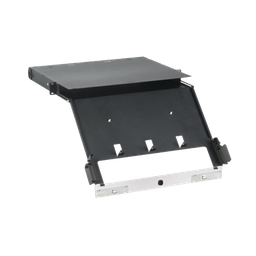 [FCE1U] Panel de Distribución de Fibra Óptica, Acepta 4 Placas FAP o FMP, Bandeja Deslizable e Inclinable Hacia Abajo, Hasta 96 Fibras, Color Negro, 1UR | FCE1U