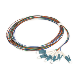 [LP-FO-SM-PIG-06-LCU] Kit de 6 Pigtails LC/UPC Monomodo 2 Metros (6.56 Pies) | LP-FO-SM-PIG-06-LCU