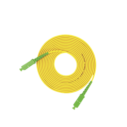 [LP-FO-SCA-SCA-03] Jumper de Fibra Óptica Monomodo SC/APC-SC/APC Simplex, Color Amarillo, 3 Metros (9.84 Pies) | LP-FO-SCA-SCA-03