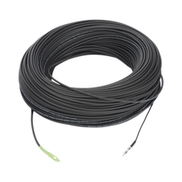 [LP-150-SCA] Rollo de Fibra Óptica Drop Redonda G657A2 Monomodo Simplex de 150 Metros (492.13 Pies) con Conectores SC/APC-SC/APC para Instalaciones Aéreas, Subterráneas o a la Intemperie | LP-150-SCA