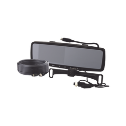 [EC4210BK] Sistema alámbrico de reversa con cámara y monitor de 4.3 pulgadas, Incluye cámara para placa de  170° | EC4210BK